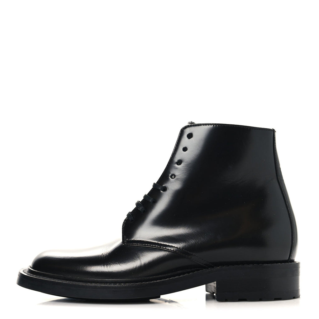 Calfskin Womens Army Combat Boots 36 Black