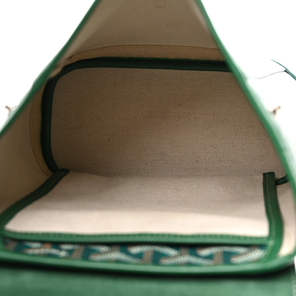 Goyardine Calfskin Mini Alpin Backpack Green