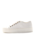 Lambskin Printed Logo Sneakers 39 White
