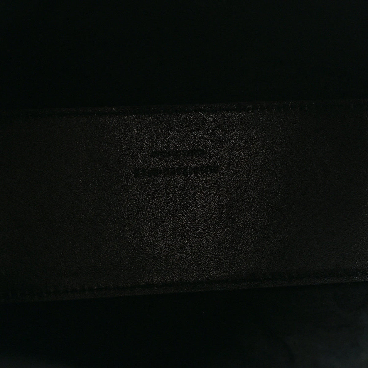Calfskin Small Bucket Bag Black