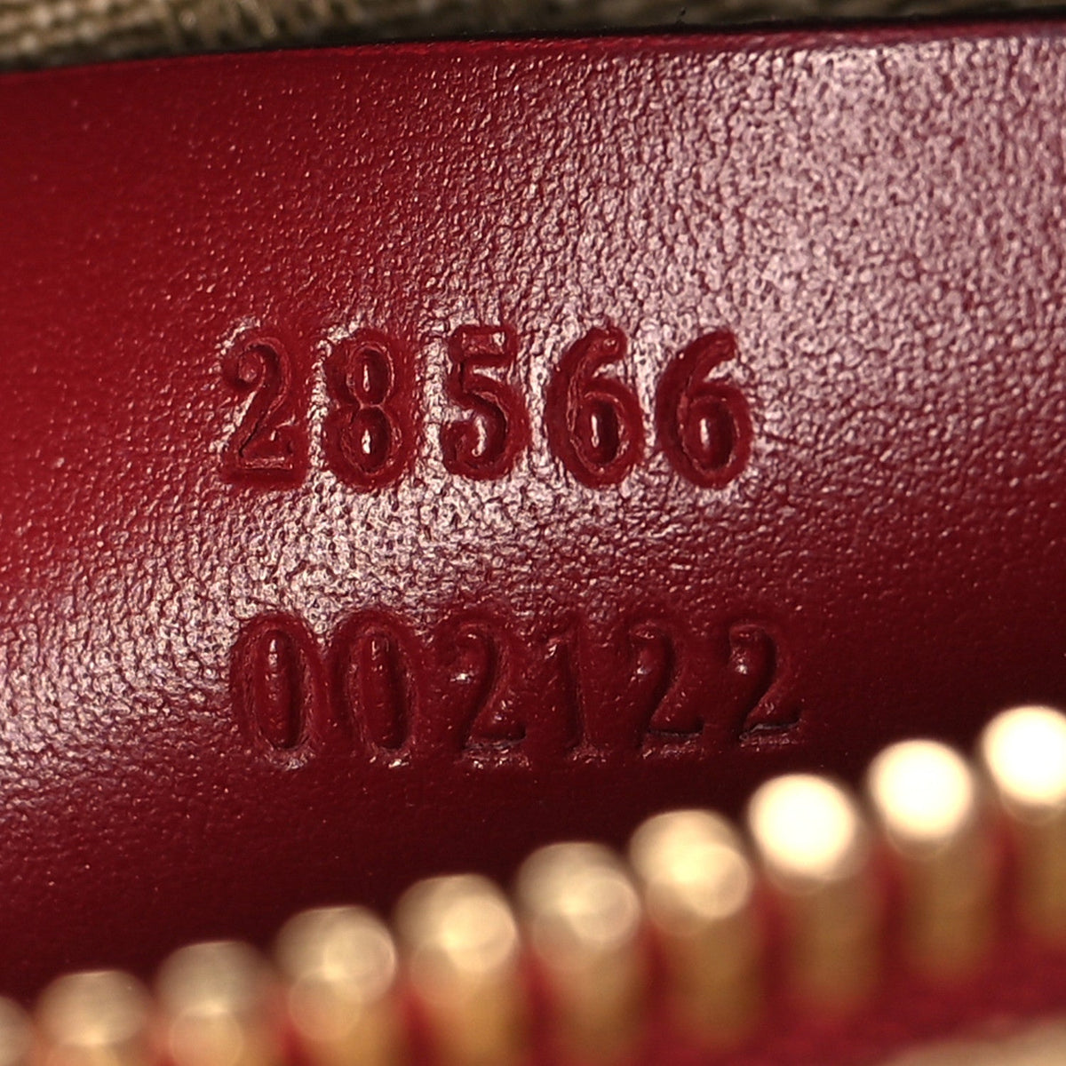 GG Monogram Double Pocket Belt Bag Red