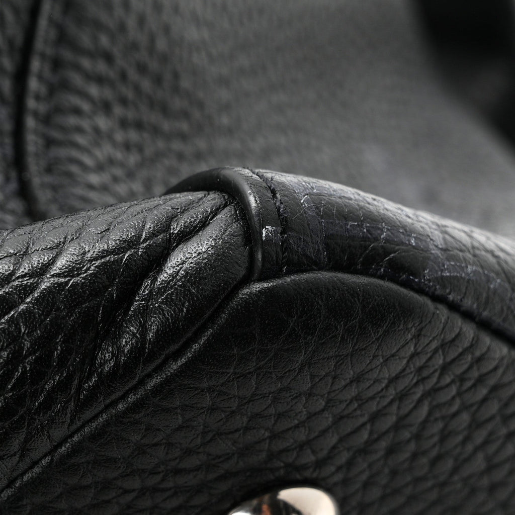 Taurillon Monogram Shadow Armand Backpack Black