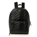 Calfskin Matelasse GG Marmont Day Backpack Black