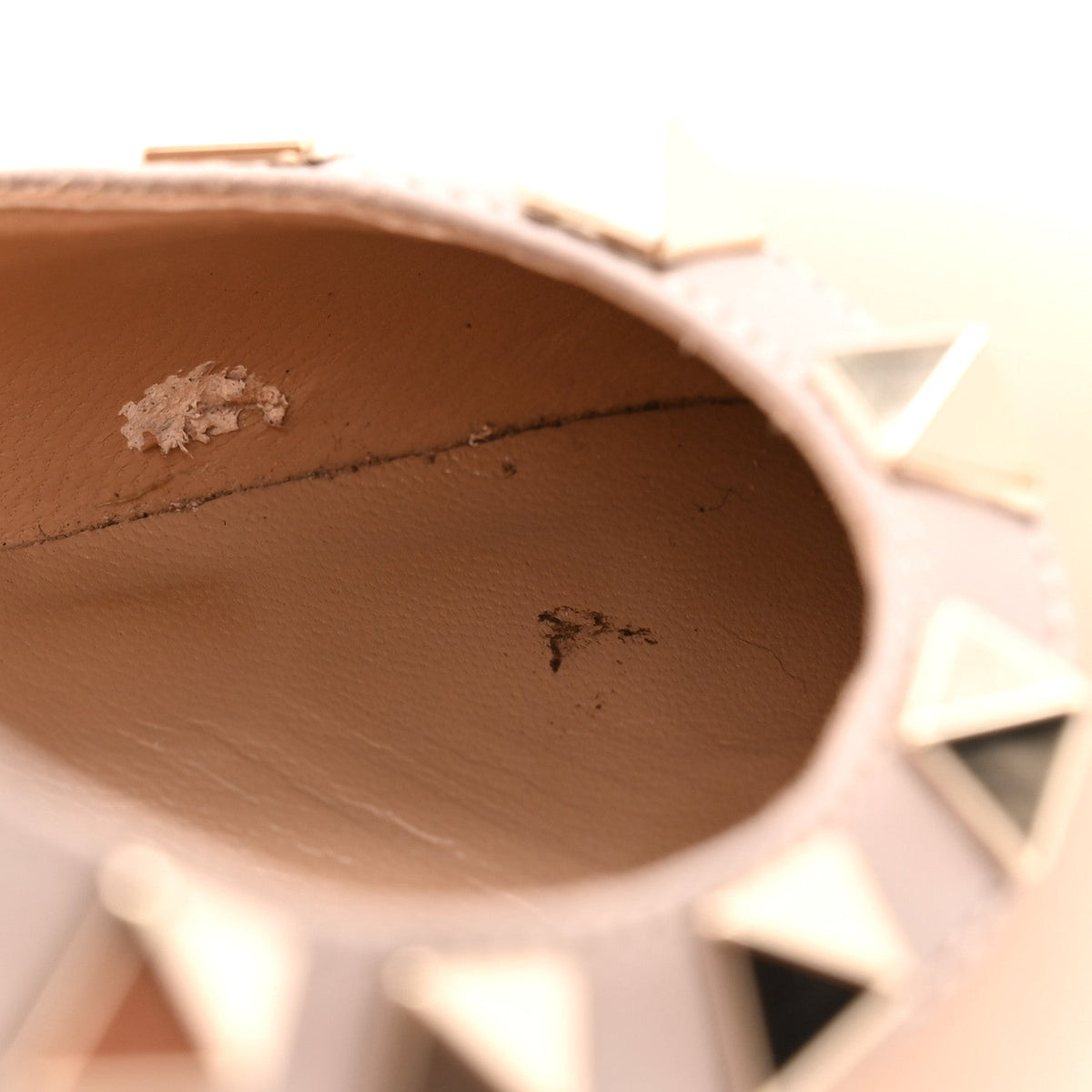 Nappa Rockstud 100mm Pumps 35 Poudre