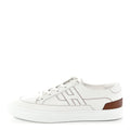 Calfskin Mens Deep Sneakers 44.5 White Gold