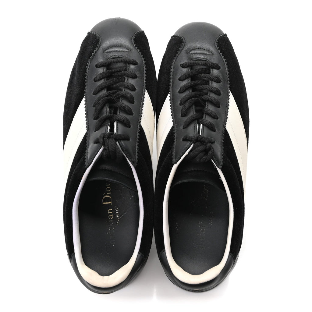 Velvet Mix Diorun Sneakers 38.5 Black Off White