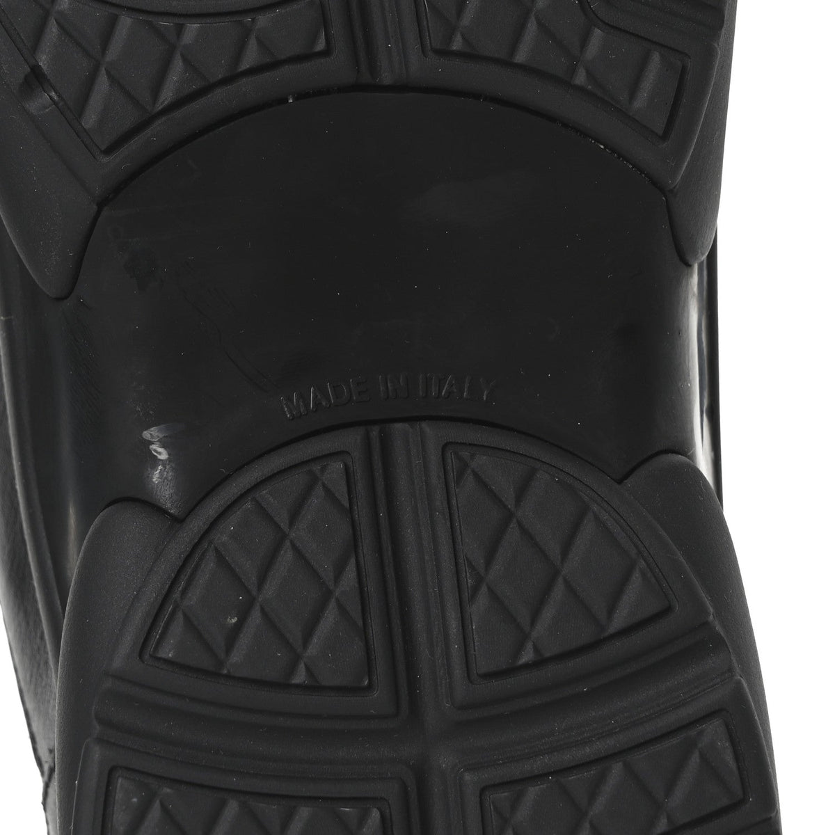 Lambskin Fabric CC Uniform Sneakers 38.5 Black