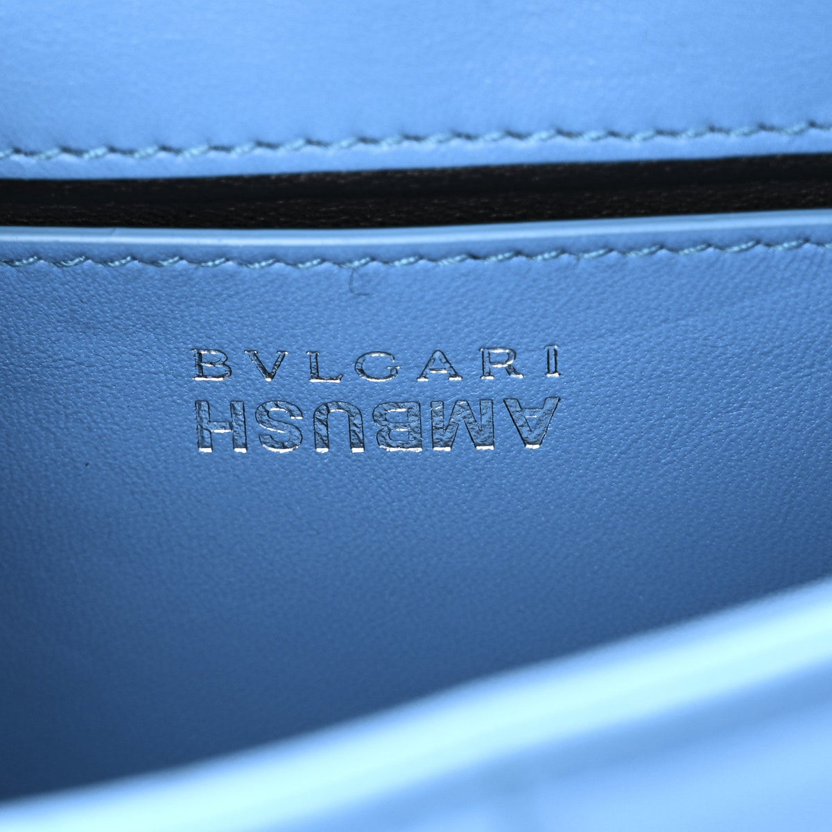 X AMBUSH Nappa Serpenti Crossbody Bag Blue
